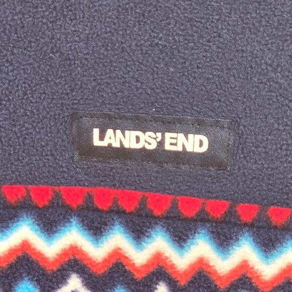 Lands' End Women's Fleece Snap-Neck Pullover. Size XL - Picture 7 of 16